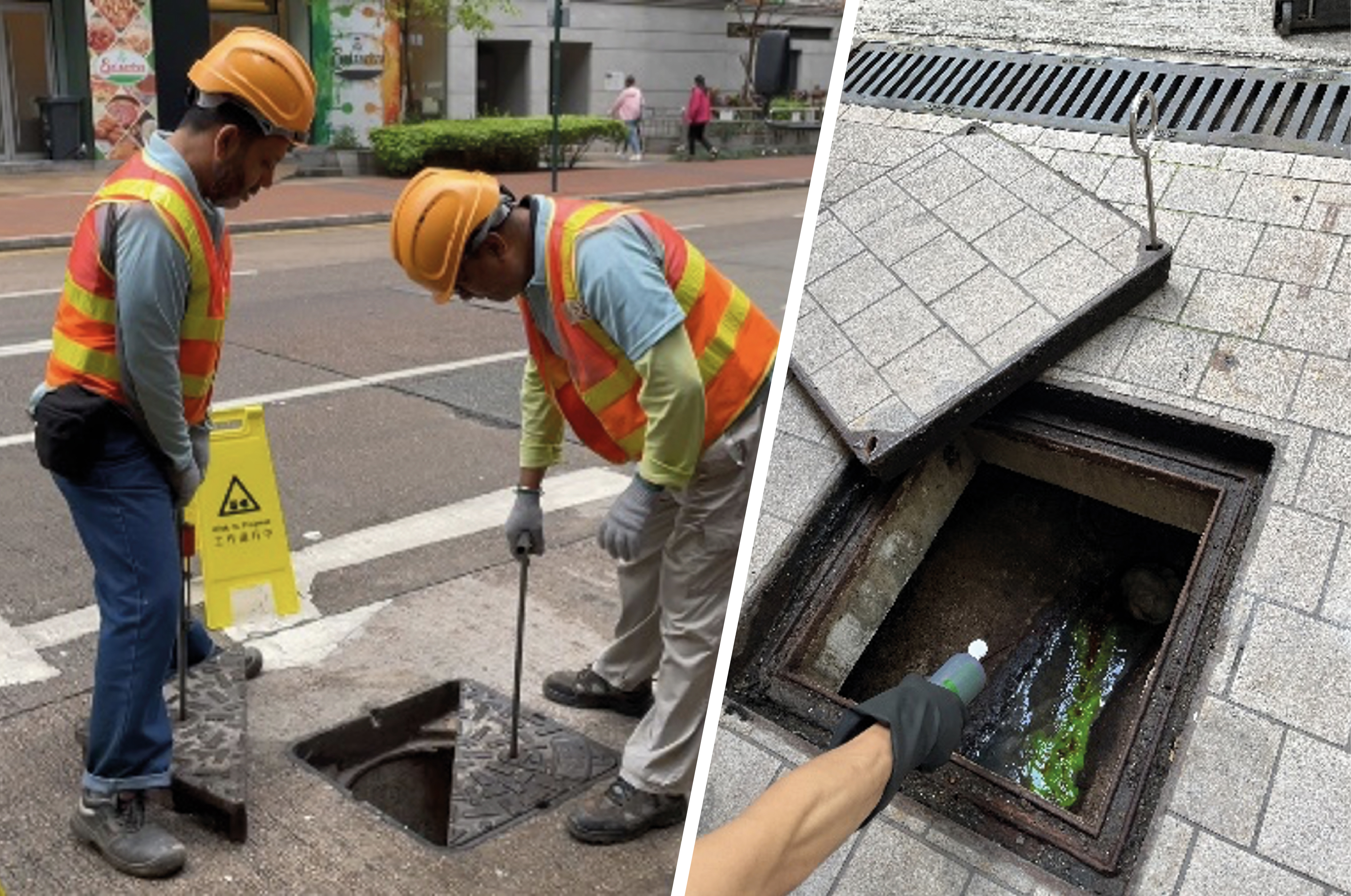 環保署一直聯同渠務署和屋宇署不斷積極尋求解決近岸污染問題,並得到運輸署及警方的協調下極速修復老化污水渠及糾正錯駁污水渠,現時已把污染量減少40%。