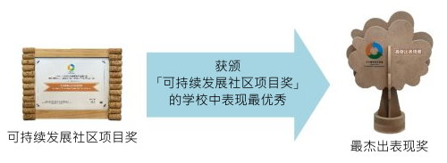 获颁「可持续发展社区项目奖」的学校中，表现最优秀的一间学校，可获颁「最杰出表现奖」