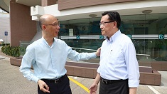 由渠務署署長唐嘉鴻帶路，走訪擁有世界最大的化學強化一級污水處理廠 – 昂船洲污水處理廠。